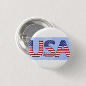 USA knop EN LANYARDS Ronde Button 3,2 Cm (Voorkant /achterkant)