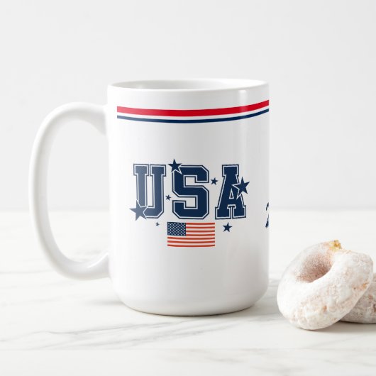 USA koffiemok (Met donut)