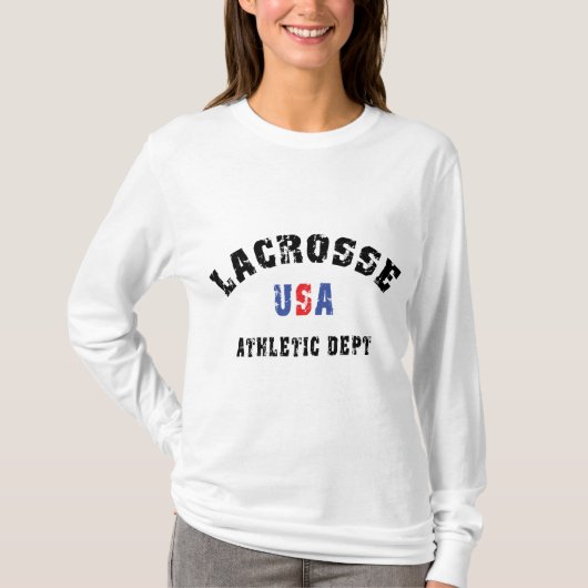 USA Lacrosse Athletic Dept T-shirt (Voorkant)
