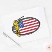 USA LDS Mission Oval No Label (Envelop)