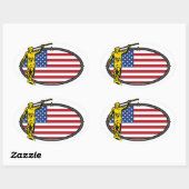 USA LDS Mission Oval No Label (Vel)