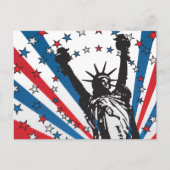 USA Liberty Briefkaart (Voorkant)