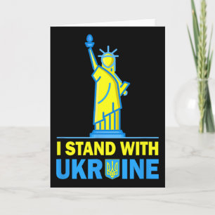 Usa Liberty Oekraine T-shirt Ik Sta Met Oekraine U Kaart