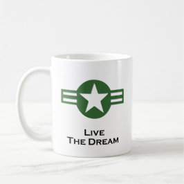 USA Living The Dream Green Koffiemok