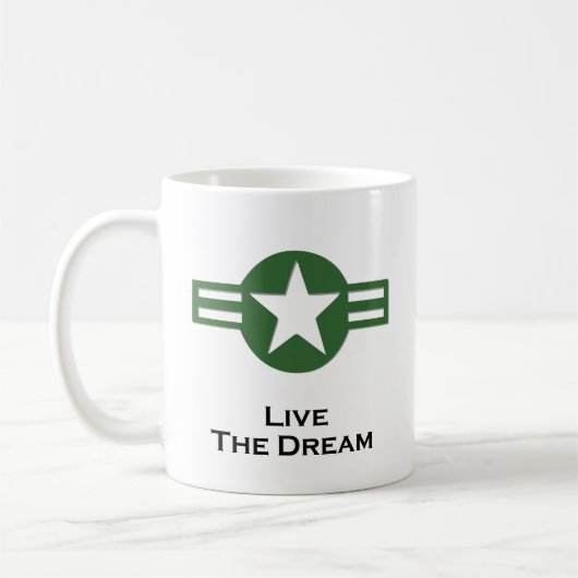 USA Living The Dream Green Koffiemok (Links)