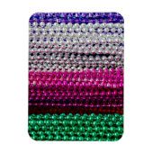 USA, Louisiana, New Orleans. Mardi Gras Beads Magneet (Verticaal)