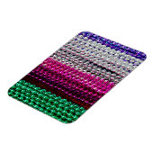 USA, Louisiana, New Orleans. Mardi Gras Beads Magneet (Linkerzijde)