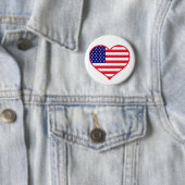 USA Love Ronde Button 5,7 Cm (In situ)