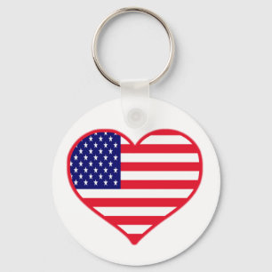USA Love Sleutelhanger