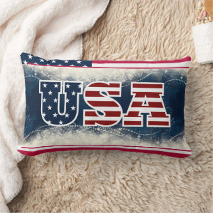 USA Lumbar Pillow Kussen