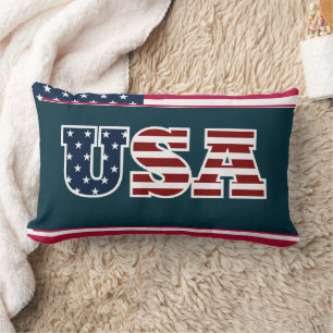 USA Lumbar Pillow Kussen