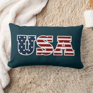 USA Lumbar Pillow Kussen