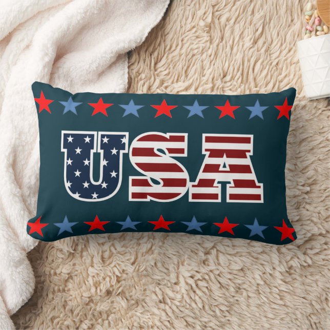 USA Lumbar Pillow Kussen (Deken)
