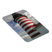 USA, Maine, Lubec. West Quoddy Head LIghthouse Magneet (Rechterzijde)