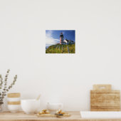 USA, Maine, Lubec. West Quoddy Head Lighthouse Poster (Keuken)
