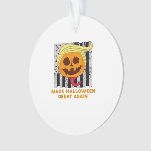 USA Make Halloween Great Again Grappige Klassieker Ornament (voorkant)