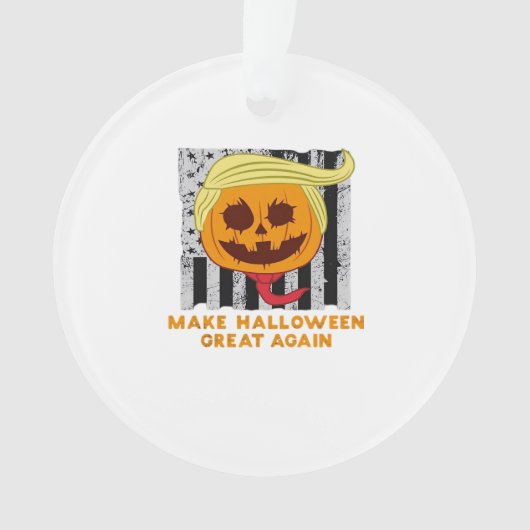USA Make Halloween Great Again Grappige Klassieker Ornament (voorkant)
