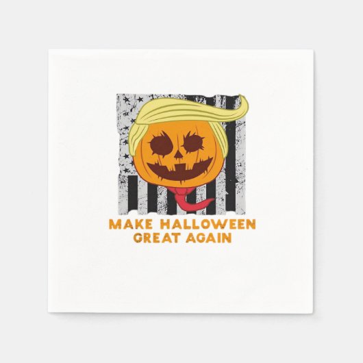 USA Make Halloween Great Again Grappige Klassieker Servet (Voorkant)