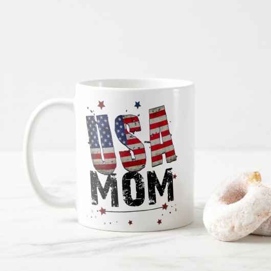 USA Mam Koffiemok (Met donut)