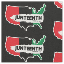 USA Map Junetetiende Freedom Day