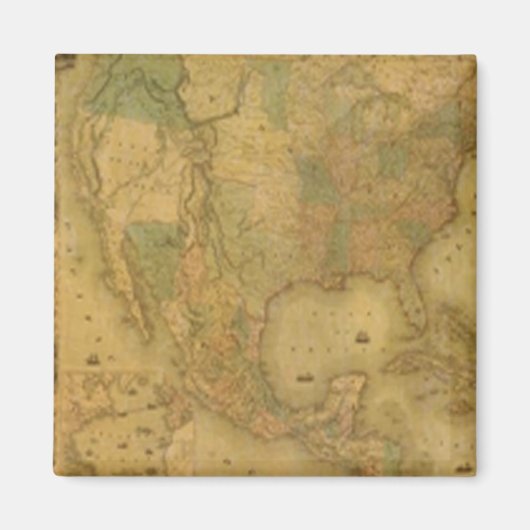 USA Map Magnet (Voorkant)