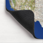 USA Map Mousepad Muismat (Hoek)