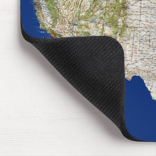 USA Map Mousepad Muismat (Hoek)