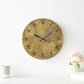 USA Map Round Roman Numerals Clock Grote Klok (Huis)