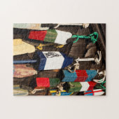 USA, Massachusetts, Gloucester, Lobster Buoys 2 Legpuzzel (Horizontaal)