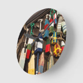 USA, Massachusetts, Gloucester, Lobster Buoys 2 Ronde Klok (Hoek)