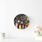 USA, Massachusetts, Gloucester, Lobster Buoys 2 Ronde Klok (Huis)