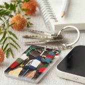 USA, Massachusetts, Gloucester, Lobster Buoys 2 Sleutelhanger (Voorkant Rechts)