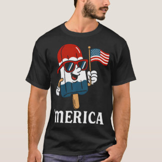 Usa 'Merica 4 juli grappig patriottisch T-shirt