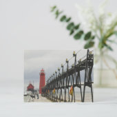 USA, Michigan, Lake Michigan Shore, Grand Haven: Briefkaart (Staand voorkant)