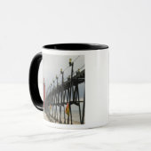 USA, Michigan, Lake Michigan Shore, Grand Haven: Mok (Voorkant links)