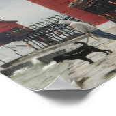 USA, Michigan, Lake Michigan Shore, Grand Haven: Poster (Hoek)