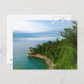 USA, Michigan. Miner's Castle Rock Training 3 Briefkaart (Voorkant / Achterkant)