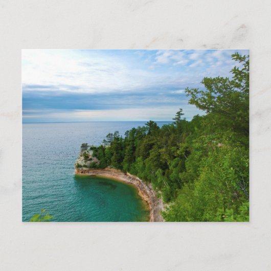 USA, Michigan. Miner's Castle Rock Training 3 Briefkaart (Voorkant)