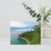 USA, Michigan. Miner's Castle Rock Training 3 Briefkaart (Staand voorkant)