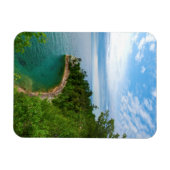 USA, Michigan. Miner's Castle Rock Training 3 Magneet (Horizontaal)