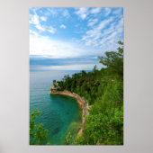 USA, Michigan. Miner's Castle Rock Training 3 Poster (Voorkant)