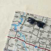 USA Midwest Map  Strandlaken (In situ)