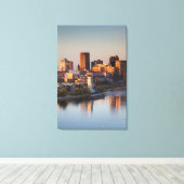 USA, Minnesota, Minneapolis, St. Paul 3 Canvas Afdruk (Insitu (Houten vloer))