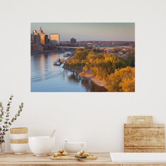 USA, Minnesota, Minneapolis, St. Paul Poster (Keuken)