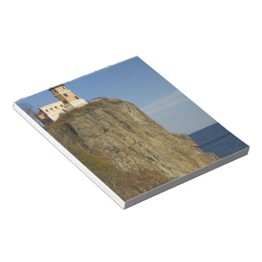 USA, Minnesota. Split Rock Lighthouse on Lake Notitieblok (Schuin)