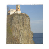 USA, Minnesota. Split Rock Lighthouse on Lake Notitieblok (Voorkant)