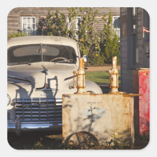 USA, Mississippi, Jackson. Mississippi Vierkante Sticker