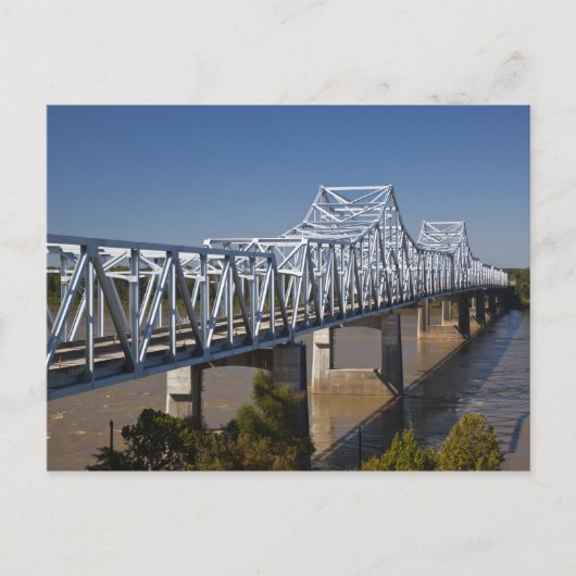 USA, Mississippi, Vicksburg. I-20 Highway Briefkaart (Voorkant)