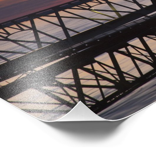 USA, Mississippi, Vicksburg. I-20 Highway en Foto Afdruk (Hoek)