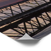 USA, Mississippi, Vicksburg. I-20 Highway en Poster (Hoek)